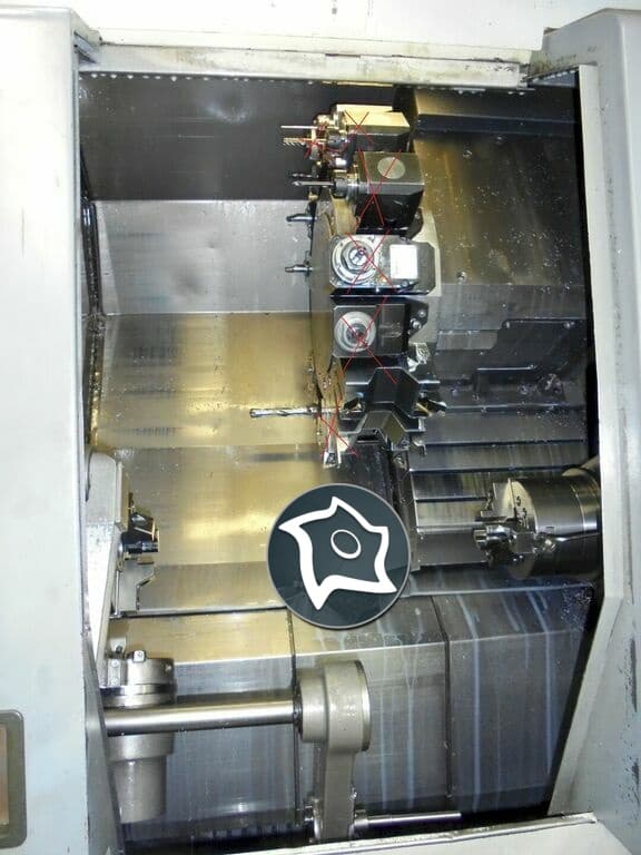 Токарный обрабатывающий центр с осью Y с ЧПУ Mazak SQT-200 MSY-ID13628