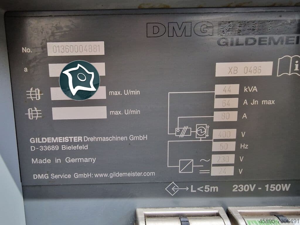 Токарный станок c ЧПУ DMG Gildemeister CTX 410-ID16828
