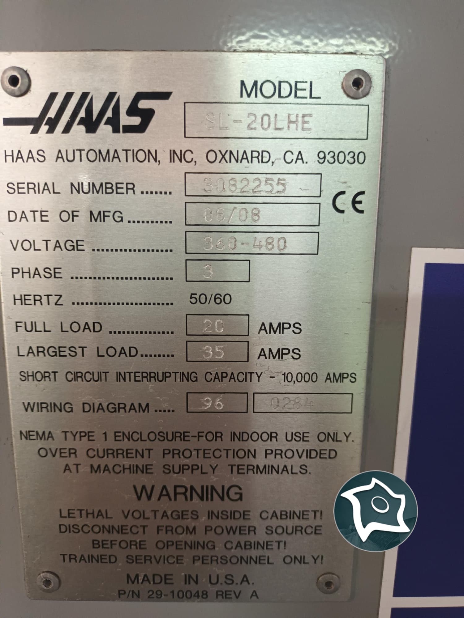 Токарный станок c ЧПУ HAAS SL 20 LHE-ID16956
