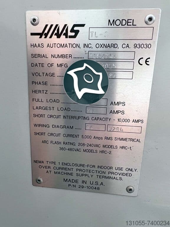 Токарный станок c ЧПУ HAAS TL-3-ID16737