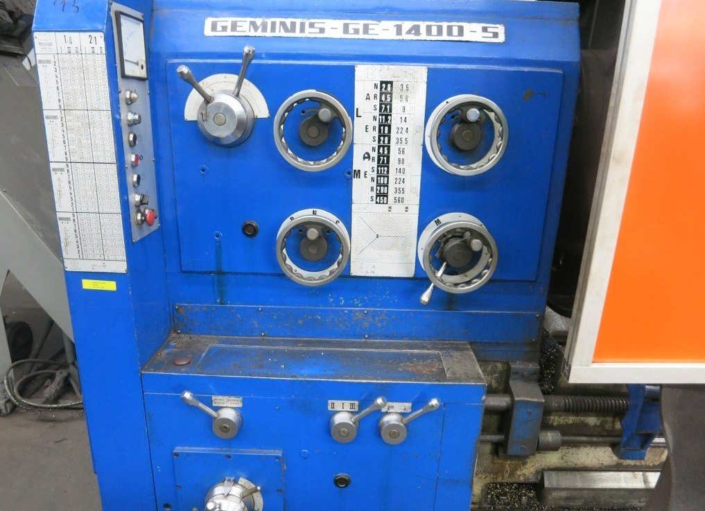 Токарный станок GEMINIS GE 1400 S с ходовым и подающим винтом-ID17886