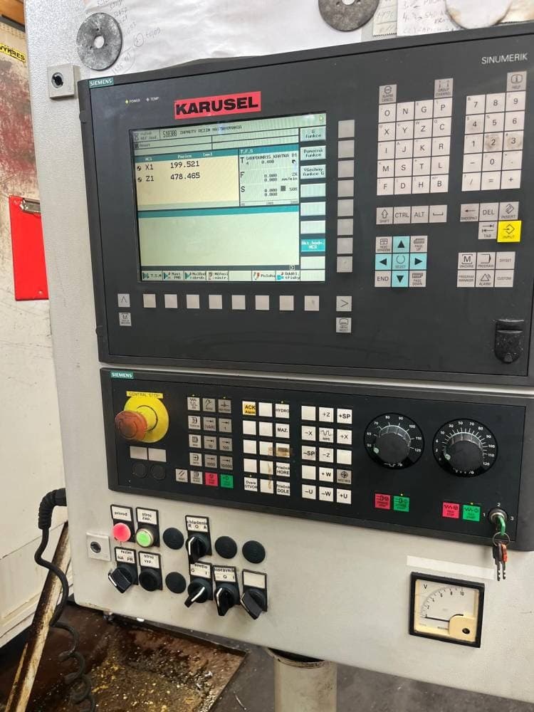 Токарный станок карусельного типа TOS Hulín SKJ 12 CNC-ID17398