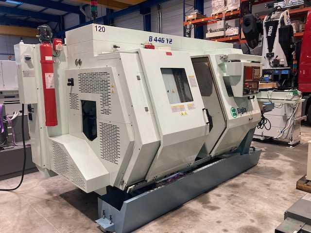 Токарный станок с ЧПУ B446 Y2 Y2 с управлением Fanuc BIGLIA-ID17170