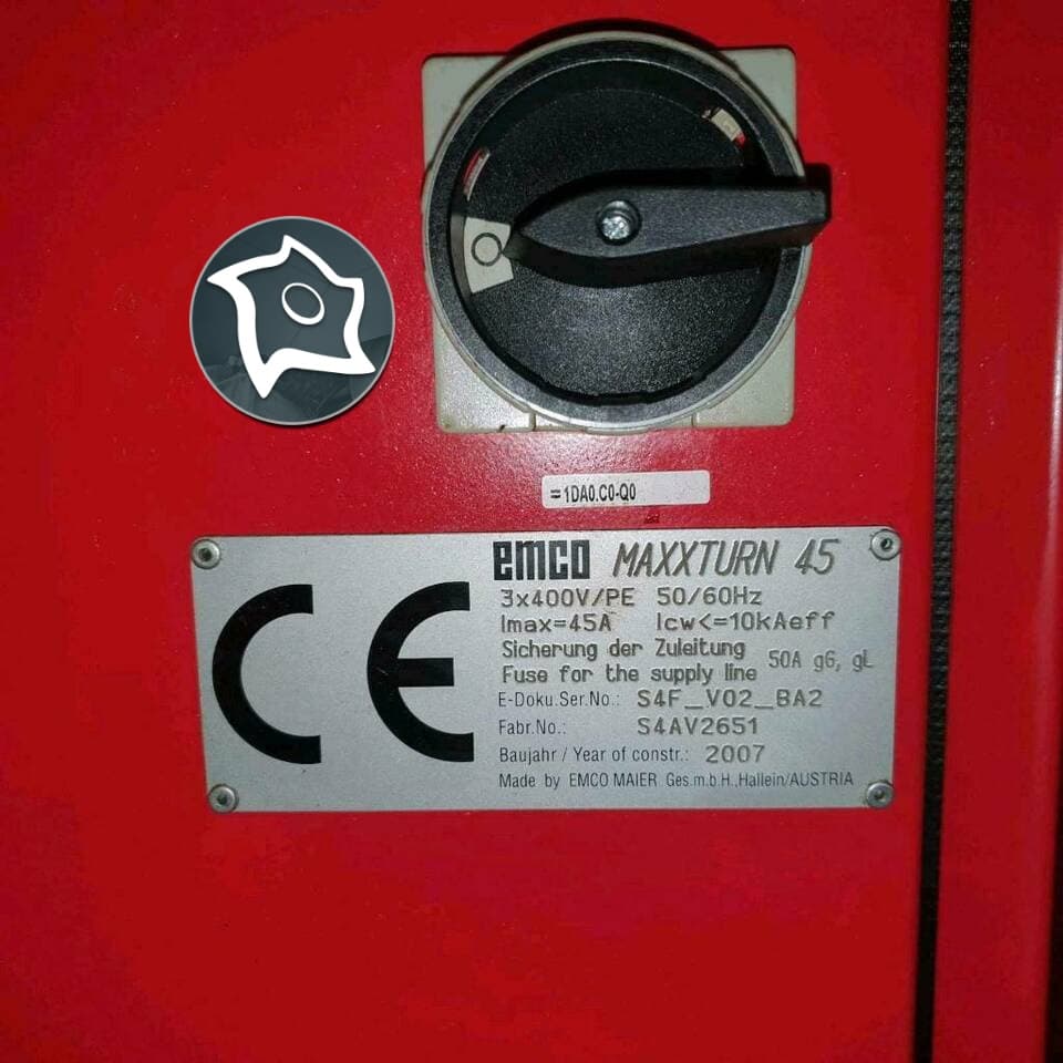 Токарный станок с ЧПУ Emco Maxturn 45S-ID16557