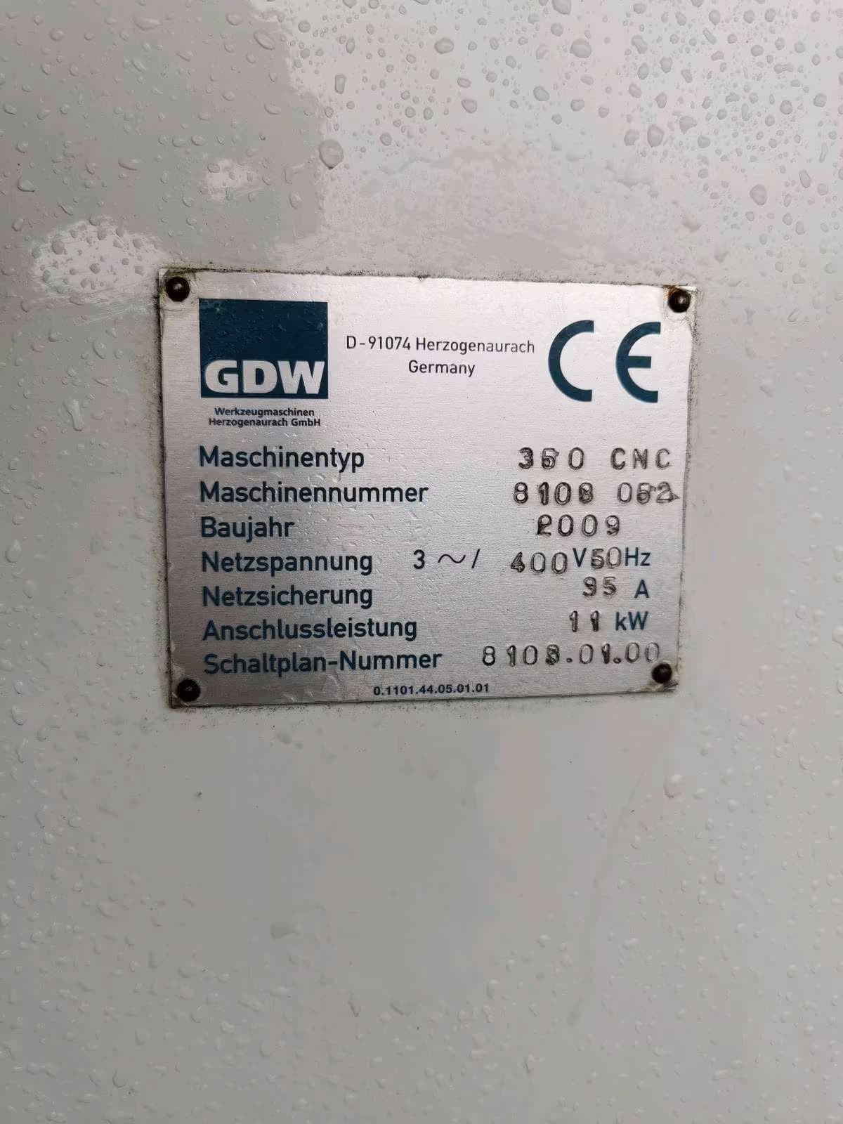 Токарный станок с ЧПУ GDW 350-ID17727