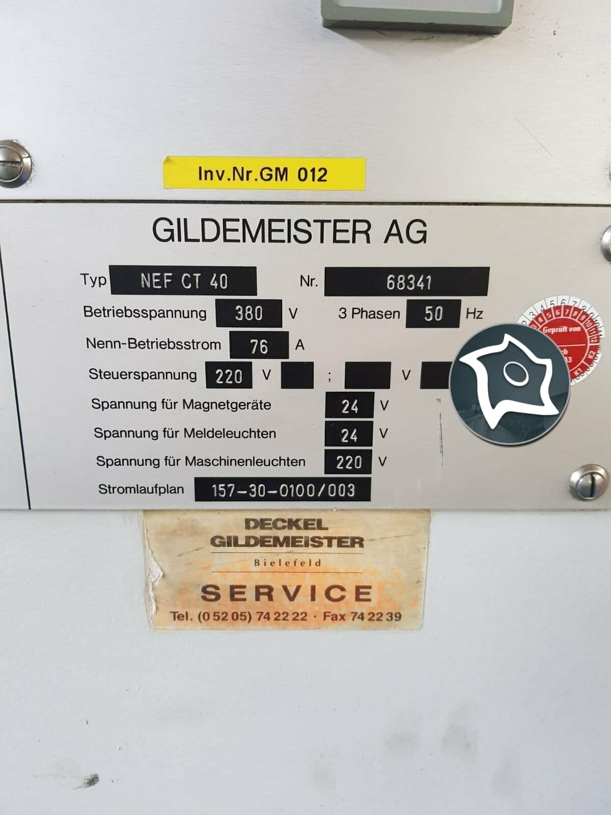 Токарный станок с ЧПУ Gildemeister CT 40-ID13407
