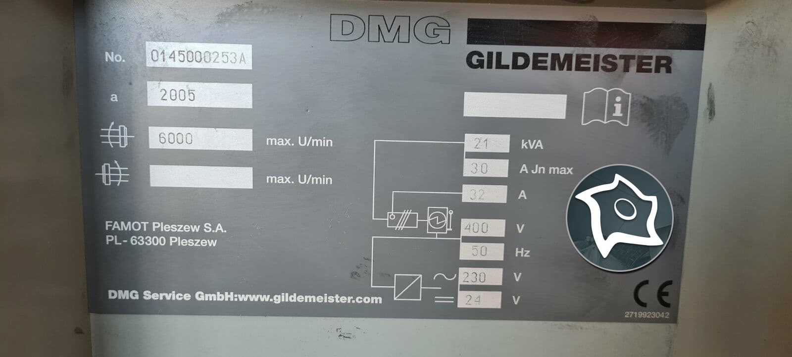 Токарный станок с ЧПУ GILDEMEISTER CTX 210-ID16334