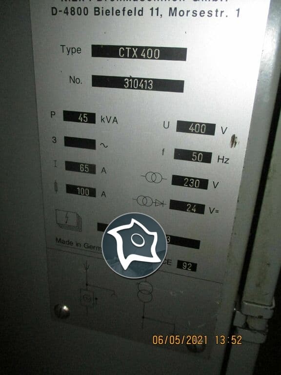 Токарный станок с ЧПУ Gildemeister CTX 400-ID16047