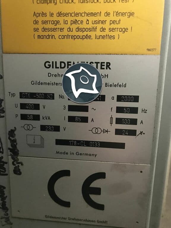 Токарный станок с ЧПУ Gildemeister CTX 500 S2-ID16078