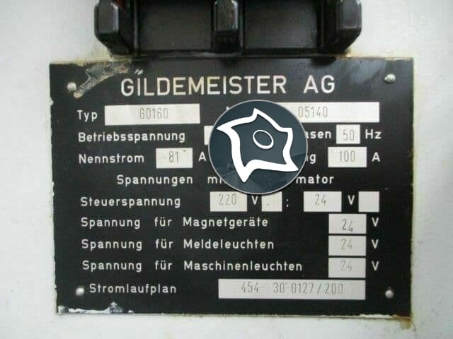 Токарный станок с ЧПУ Gildemeister GD 160-ID13040