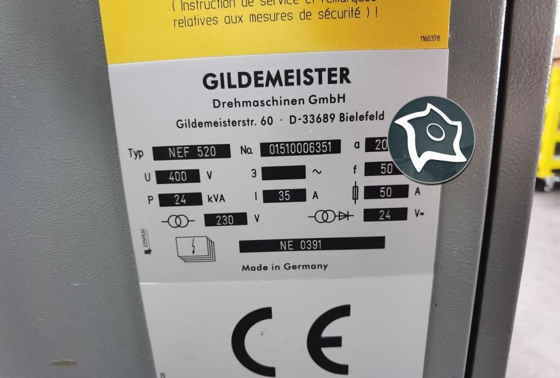 Токарный станок с ЧПУ GILDEMEISTER NEF 520-ID11108