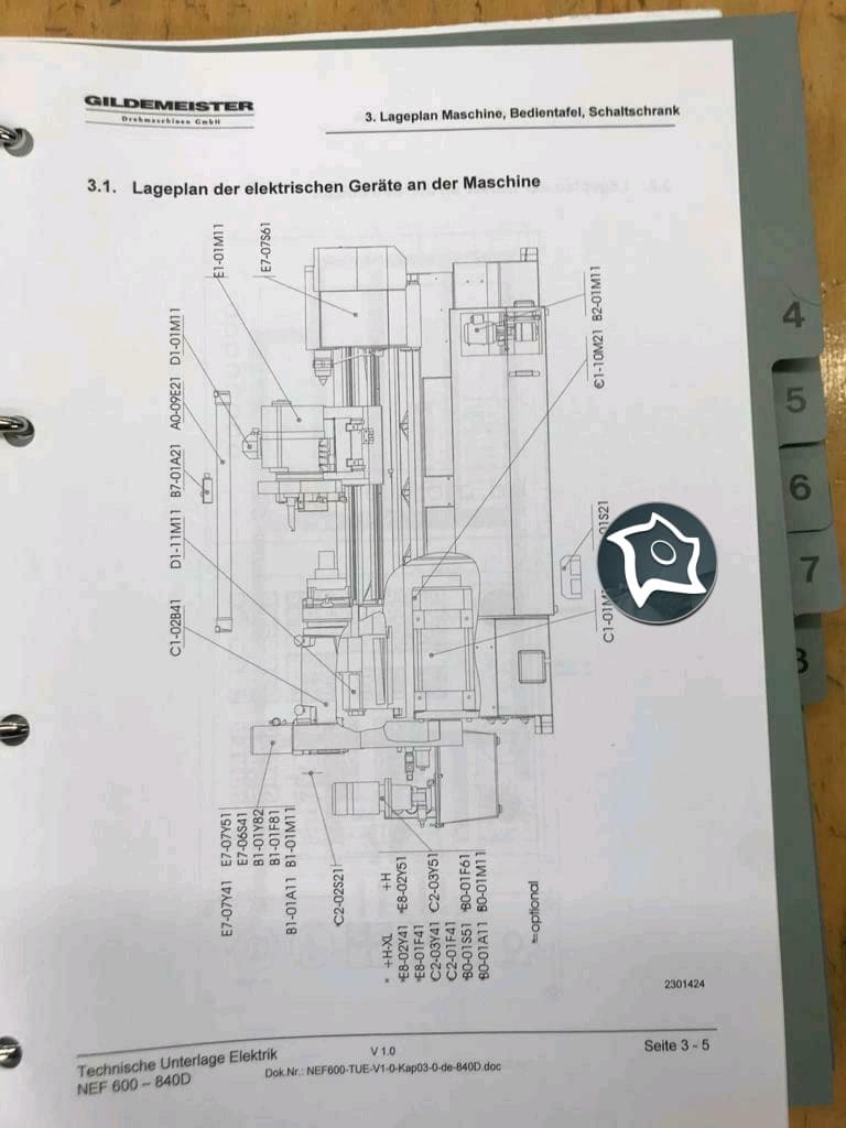 Токарный станок с ЧПУ Gildemeister NEF 600-ID14218