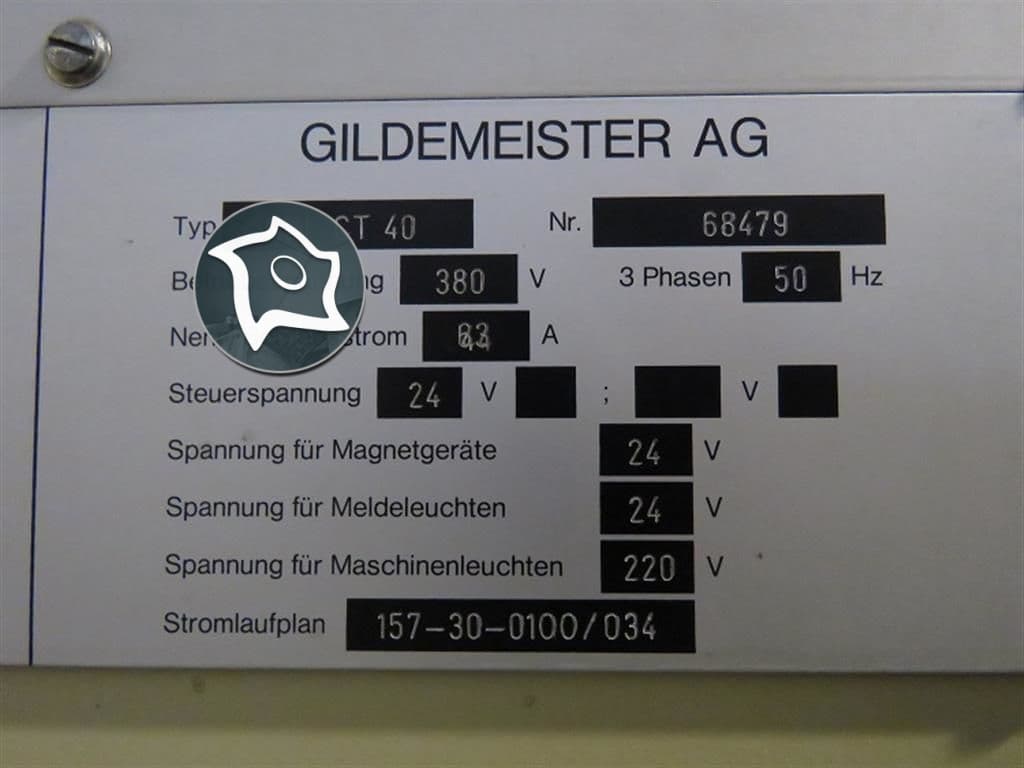 Токарный станок с ЧПУ GILDEMEISTER NEF CT 40-ID12183