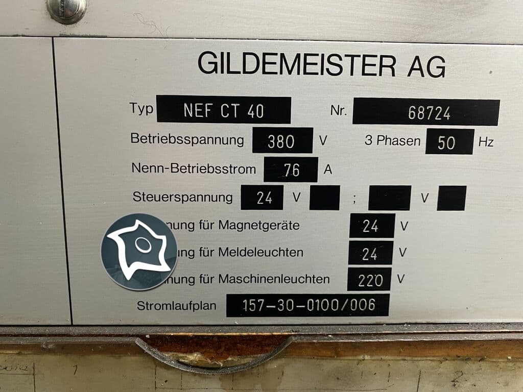 Токарный станок с ЧПУ Gildemeister NEF CT 40-ID14966