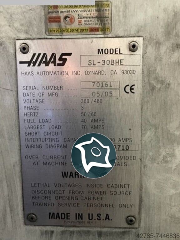 Токарный станок с ЧПУ HAAS SL-30 BHE-ID16740