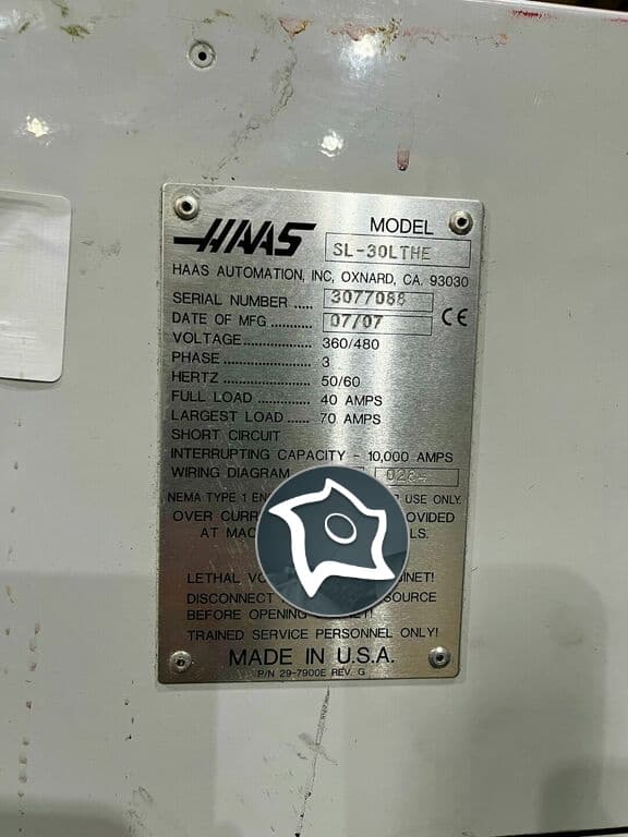 Токарно-фрезерный станок с ЧПУ HAAS SL 30 L-ID16343