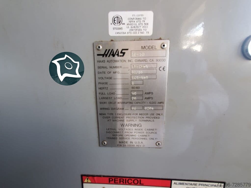 Токарный станок с ЧПУ HAAS TL-3B-ID16686