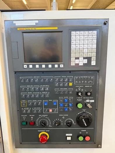 Токарный станок с ЧПУ Hwacheon CUTEX 160 б/у с устройством подачи прутка-ID17151