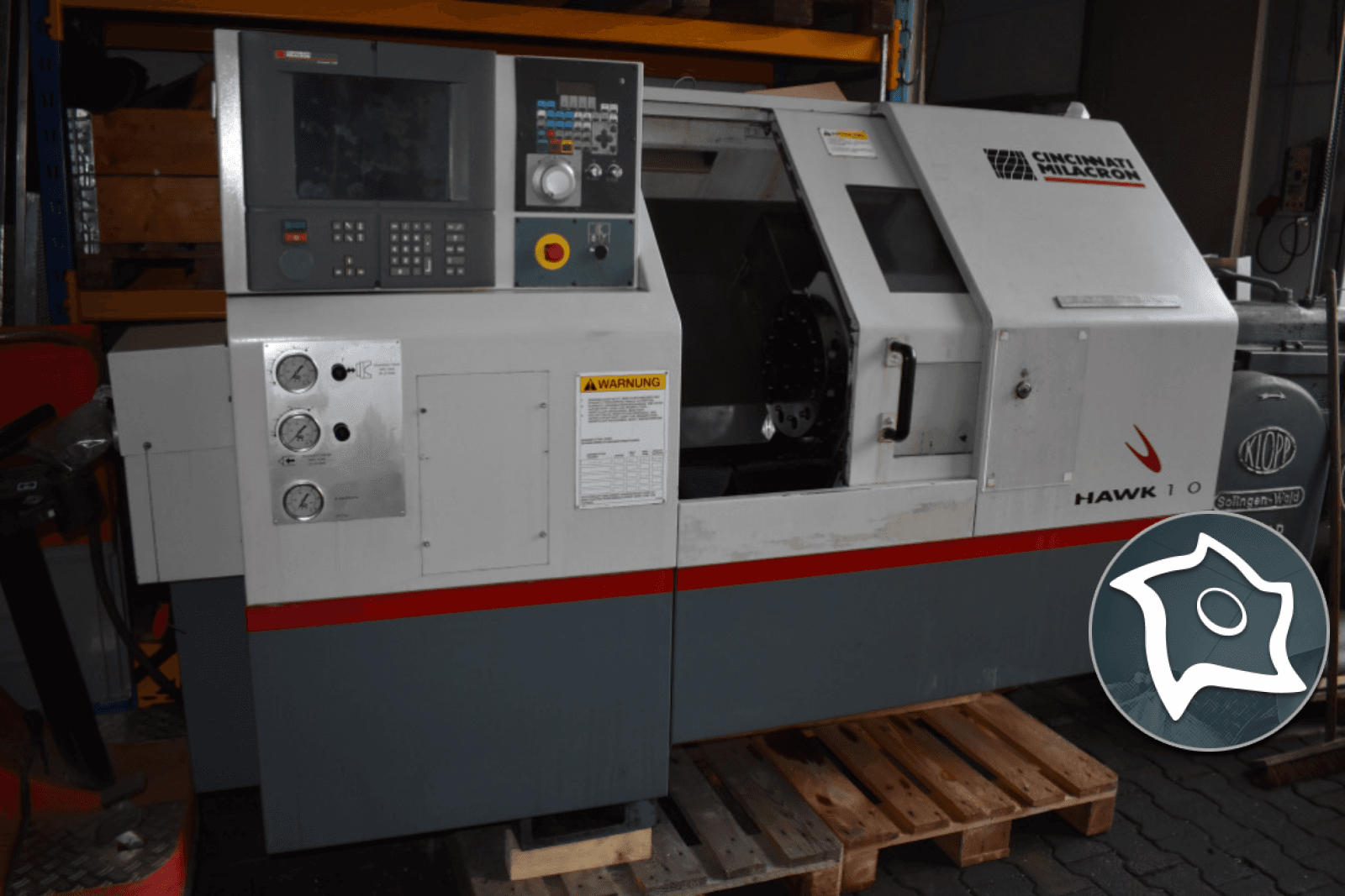 Токарный станок с ЧПУ и задней бабкой Cincinnati HAWK 150-ID13850