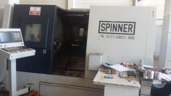 Токарный станок с ЧПУ с осями C и Y SPINNER TC 77 SMCY-ID13037