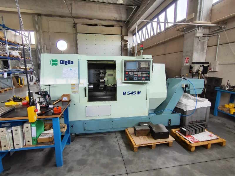 Токарный станок с ЧПУ с приводными инструментами Biglia B545M -ID17094