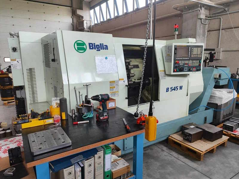 Токарный станок с ЧПУ с приводными инструментами Biglia B545M -ID17094