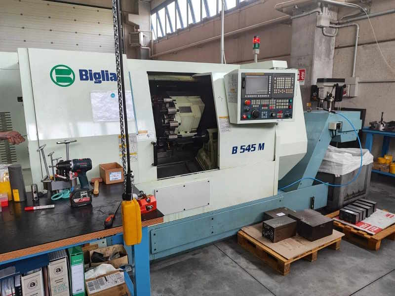 Токарный станок с ЧПУ с приводными инструментами Biglia B545M -ID17094
