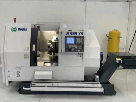 Токарный станок с ЧПУ с приводными инструментами Biglia B565YS -ID17082