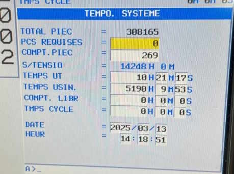 Токарный станок с ЧПУ с приводными инструментами Biglia B565YS -ID17082