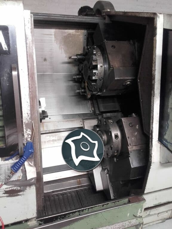 Токарный станок с ЧПУ с приводными инструментами Okuma LR-10M-ID14460