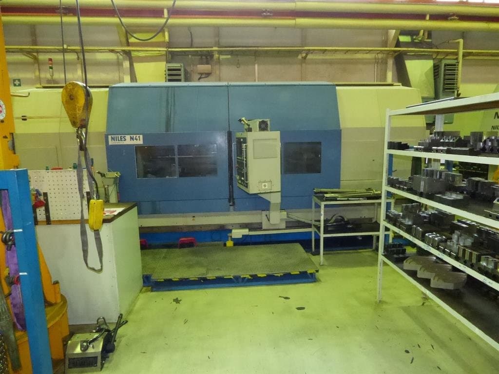 Токарный станок с ЧПУ - станок с наклонной станиной NILES-SIMMONS N 41x 3000-ID17169