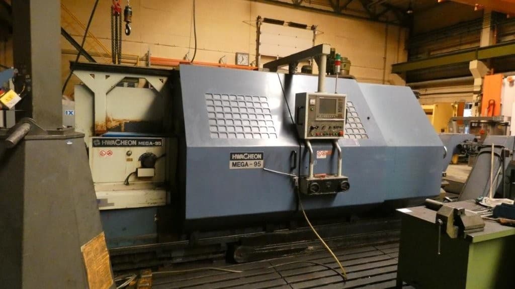 Токарный станок с цикловым управлением Hwacheon MEGA-95-ID17134