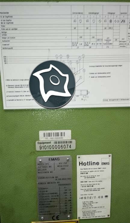 Токарный станок вертикальный с ЧПУ EMAG VSC 250-ID14059