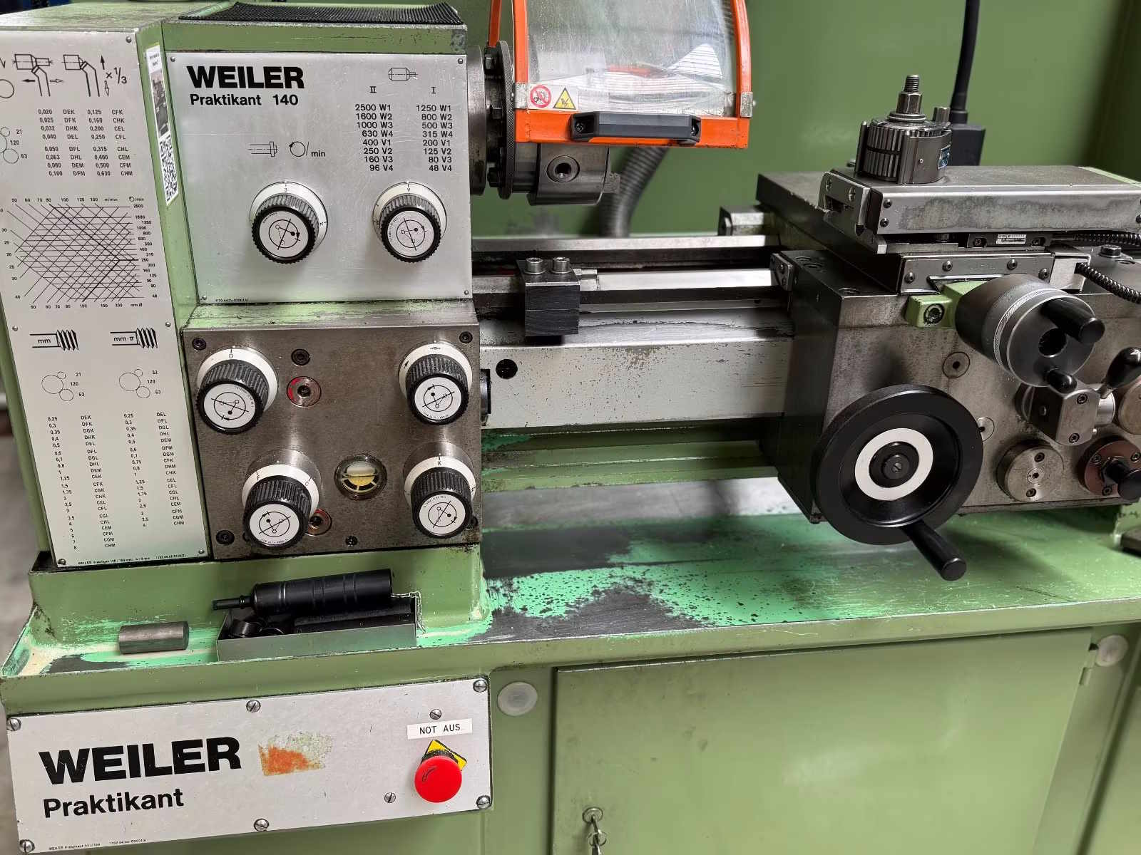 Традиционный токарный станок WEILER Praktikant 140 B-ID17289