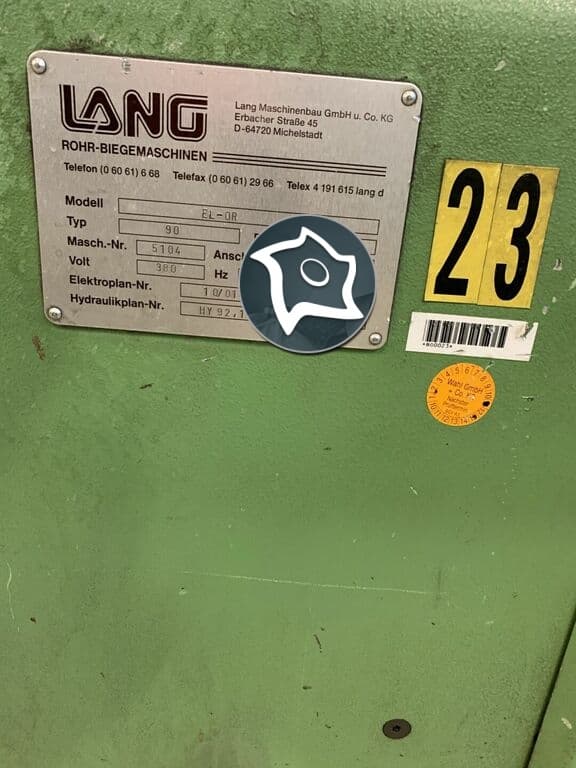Трубогиб Lang Maschinenbau EL-OR 90-ID14771