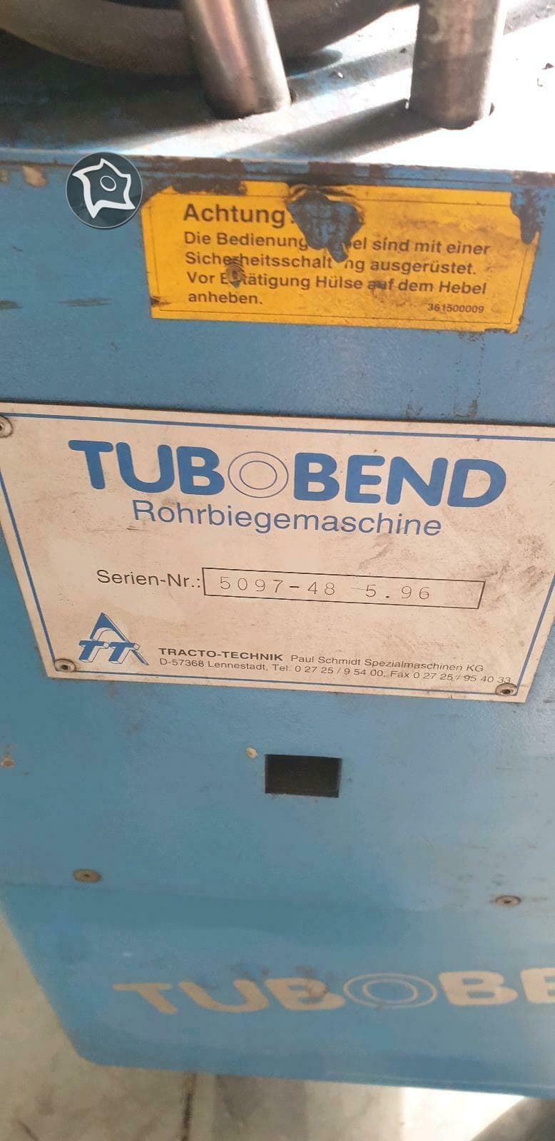 Трубогиб Tracto Technik Tubobend 50-ID14549
