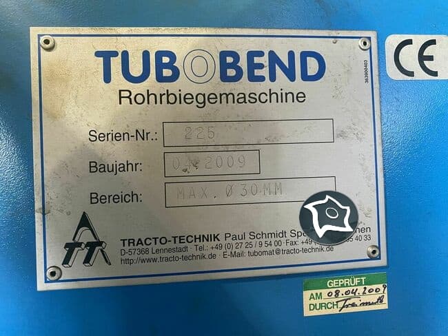 Трубогиб TRACTO-TECHNIK TUBOBEND 30-ID12757