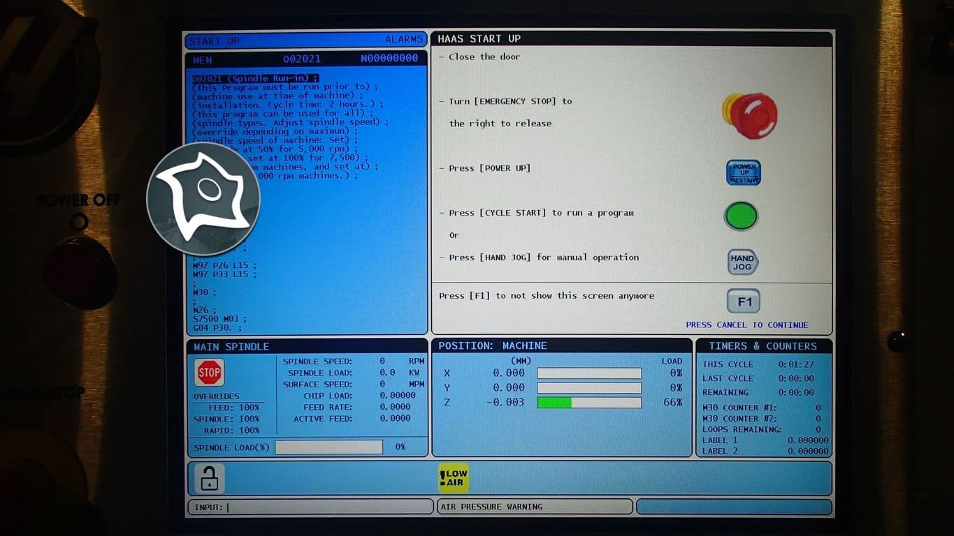 Универсально-фрезерный обрабатывающий центр HAAS VM 3-ID12025
