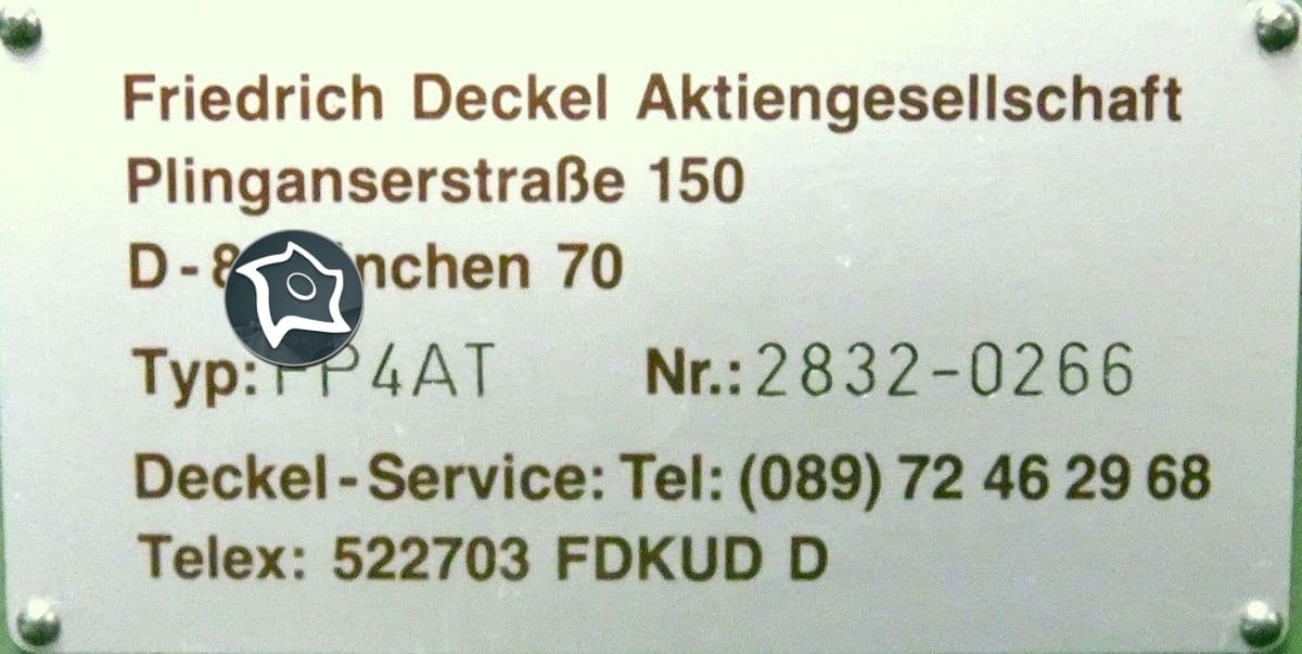 Универсально-фрезерный станок с ЧПУ Deckel FP 4 AT-ID13389