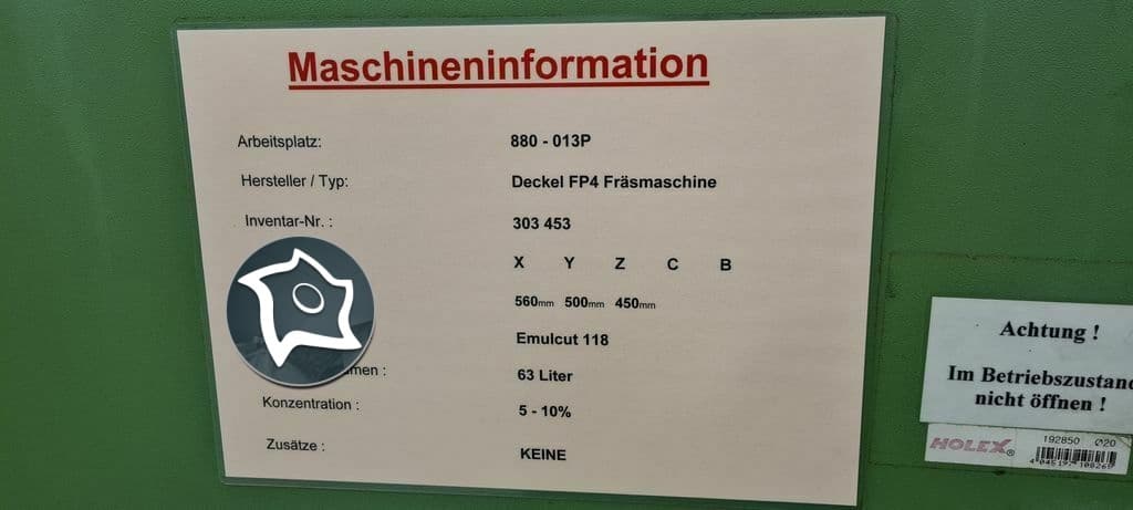 Универсально-фрезерный станок с ЧПУ Deckel FP 4 AT-ID15552
