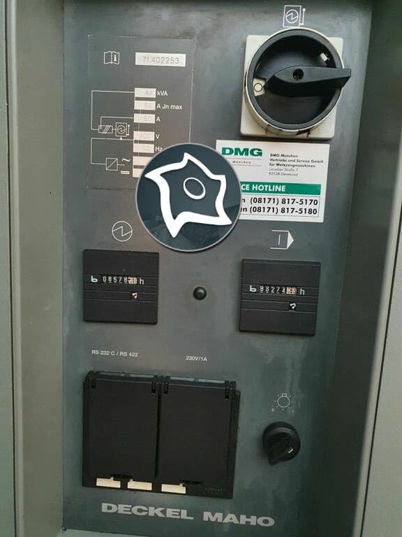 Универсально-фрезерный станок с ЧПУ Deckel Maho DMC 80 U HI-DYN-ID15092