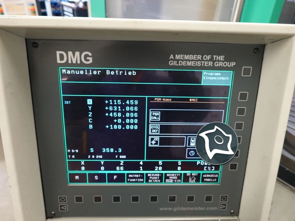 Универсально-фрезерный станок с ЧПУ DECKEL MAHO DMU 60 P-ID15105
