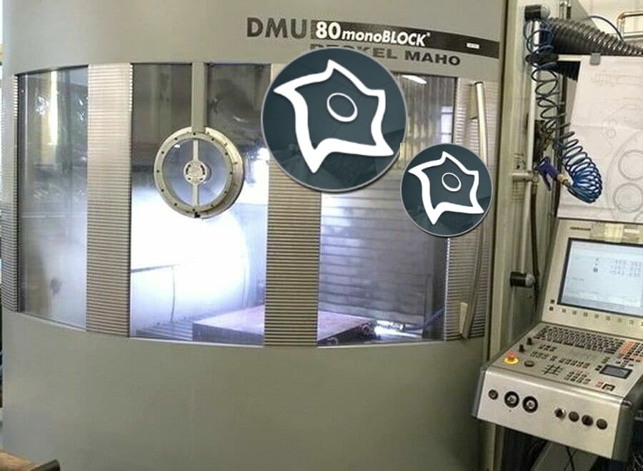 Универсально-фрезерный станок с ЧПУ DECKEL MAHO DMU 80 monoBLOCK-ID15661