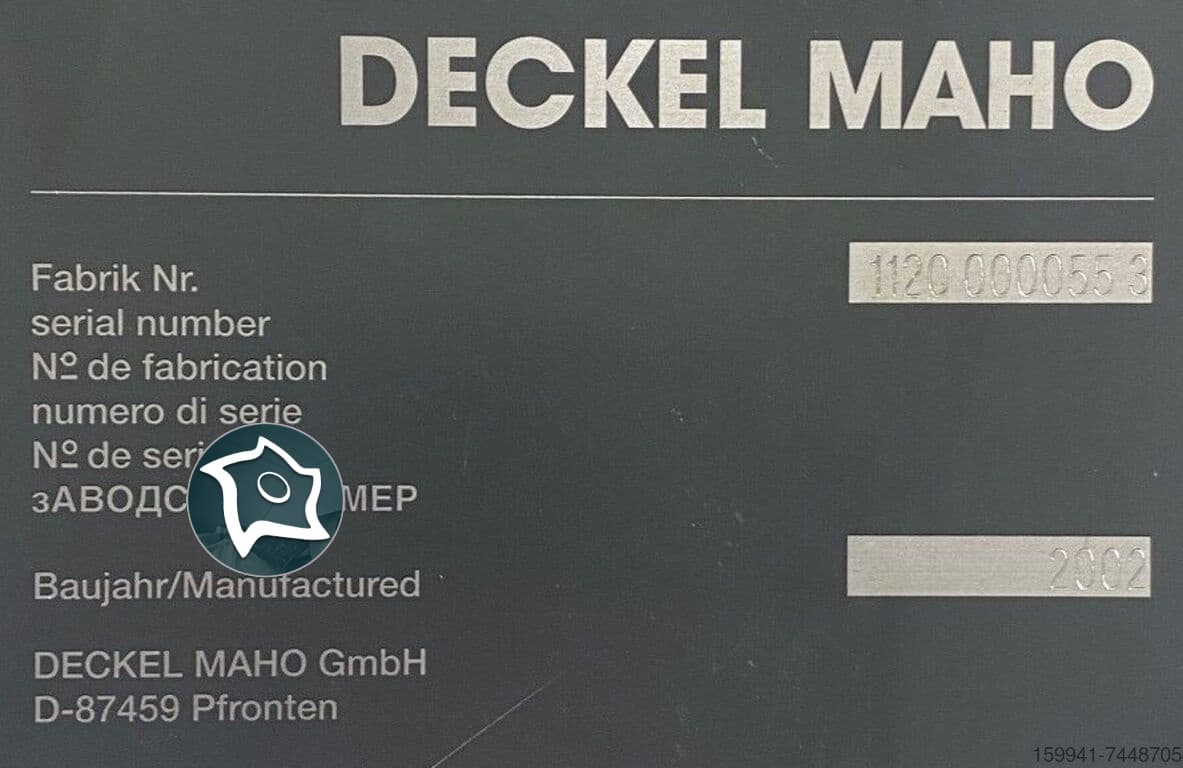 Универсально-фрезерный станок с ЧПУ Deckel Maho DMU 80 U hi-dyn-ID16871