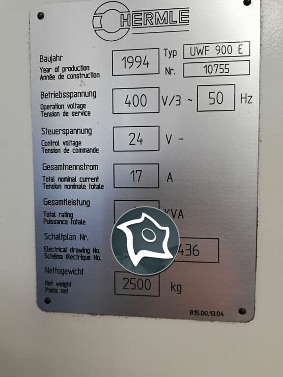 Универсально-фрезерный станок с ЧПУ HERMLE UWF 900 E-ID15229