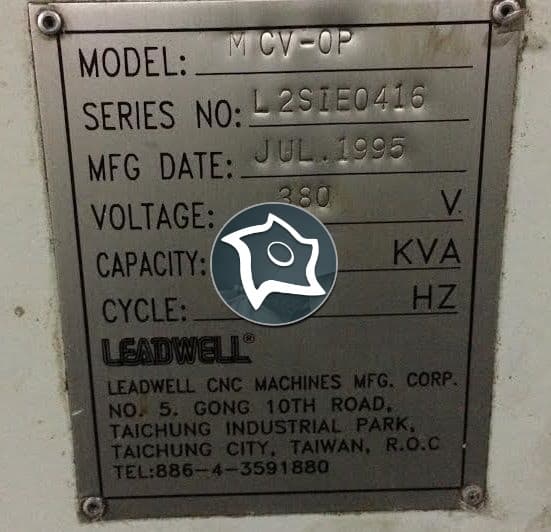Универсально-фрезерный станок с ЧПУ LEADWELL MCV-0P-ID12651