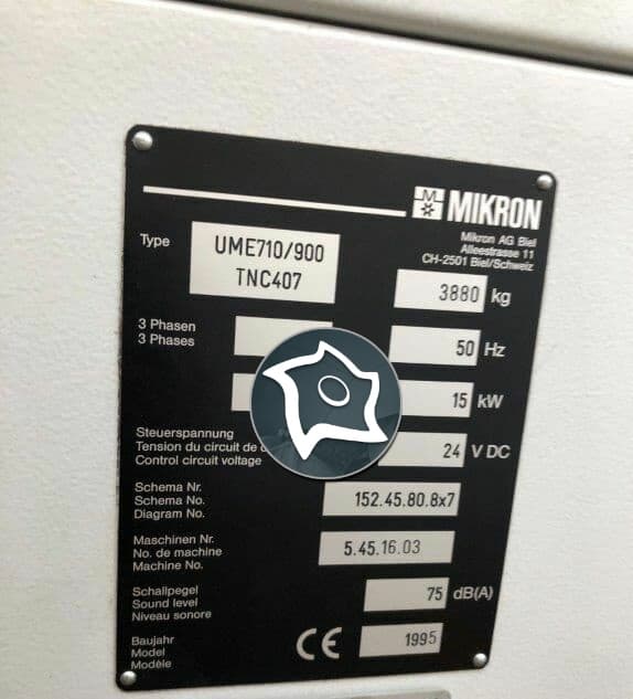 Универсально-фрезерный станок с ЧПУ Mikron UME 710/900-ID15094