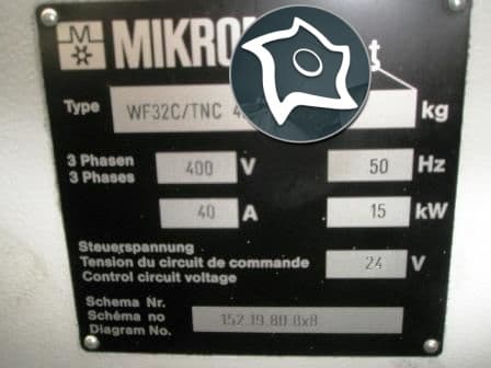 Универсально-фрезерный станок с ЧПУ MIKRON WF 32 C-ID13385