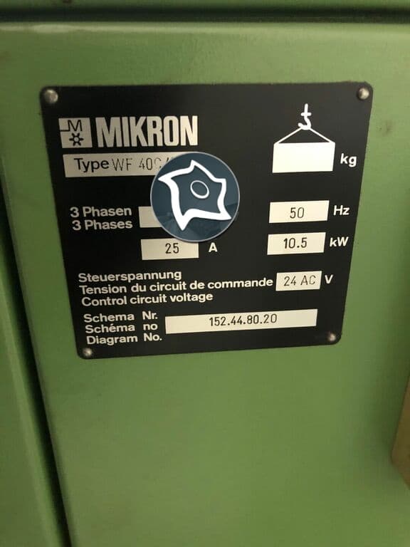 Универсально-фрезерный станок с ЧПУ Mikron WF 40 C-ID15712
