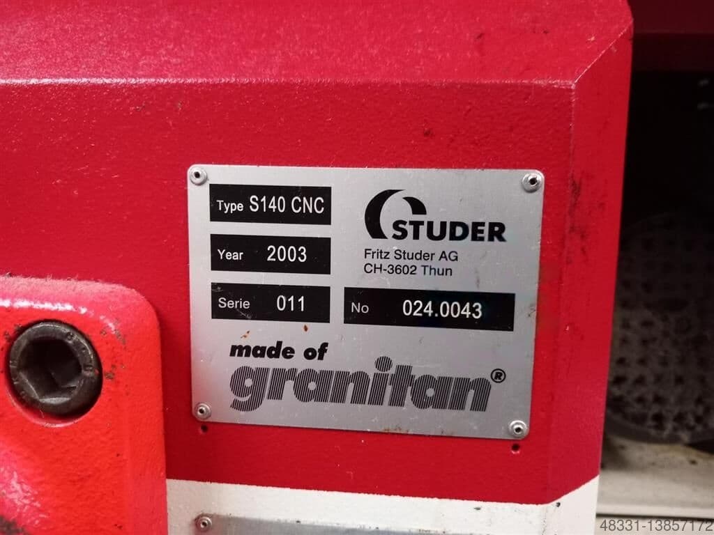 Универсально-шлифовальный станок с ЧПУ STUDER S 140-ID17003